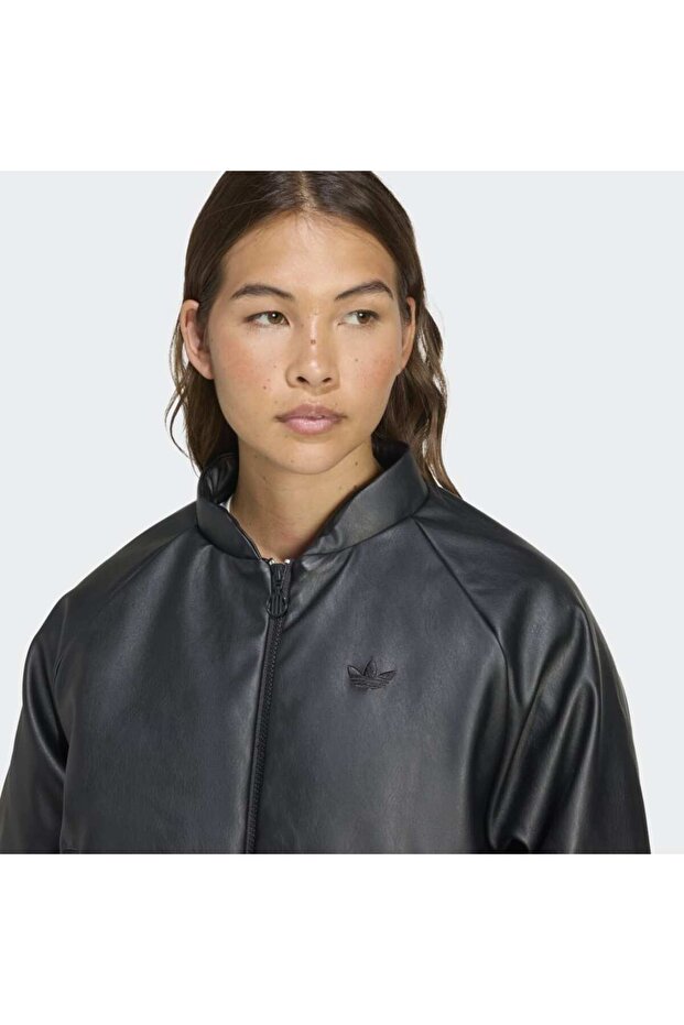 PLEATHER BOMBER - 4