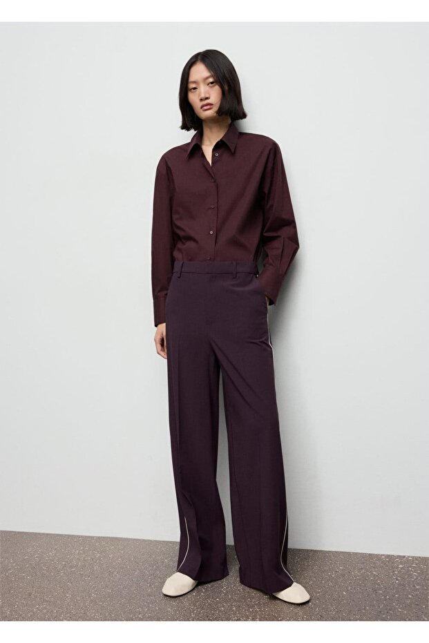 Yandan çizgili pantolon - 2