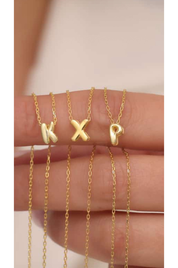 Minimal Balon Harfini Seç 925 Ayar - 3