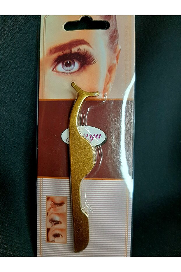 Ocean Wide Mouth Tweezers Gold Yellow