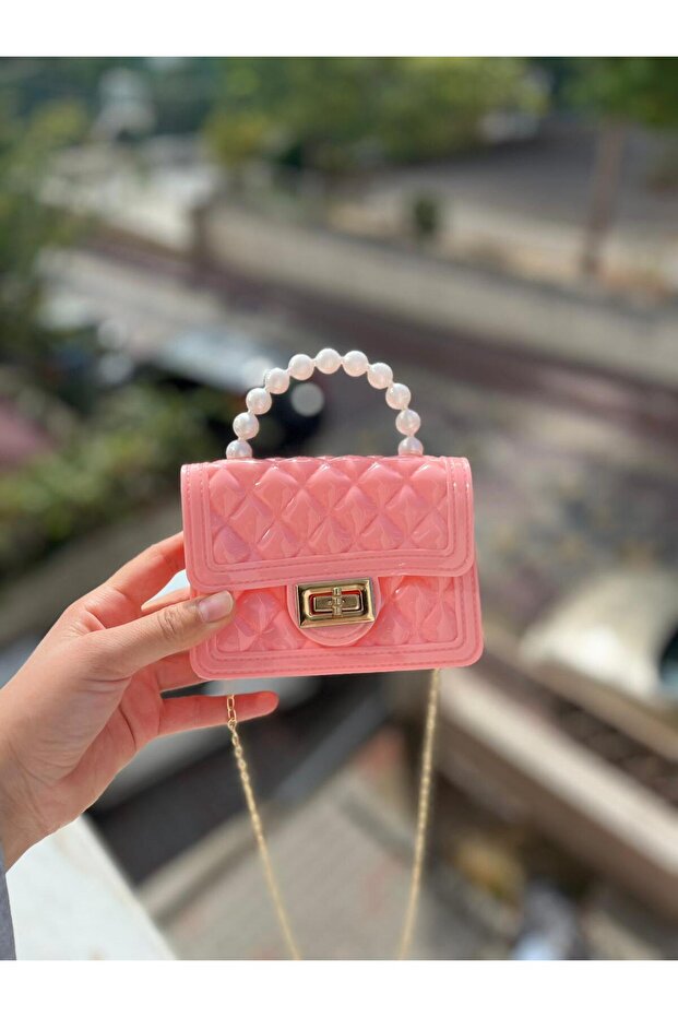 Girl's Fancy and Stylish Bag (Can Be Used as Both a Hand and Shoulder Bag) (Has a Shoulder Strap)