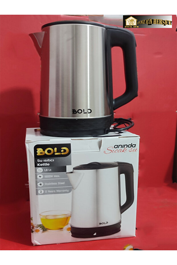 Evci Bold Linux Paslanmaz Çelik Kettle - 1
