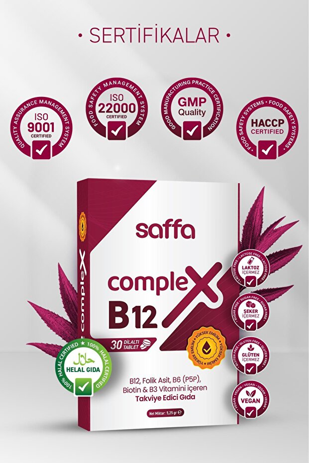 SAFFA B12 COMPLEX 30 TABLET - 3