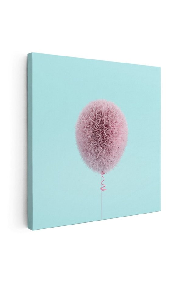balon creat din blana, roz, cod 1337