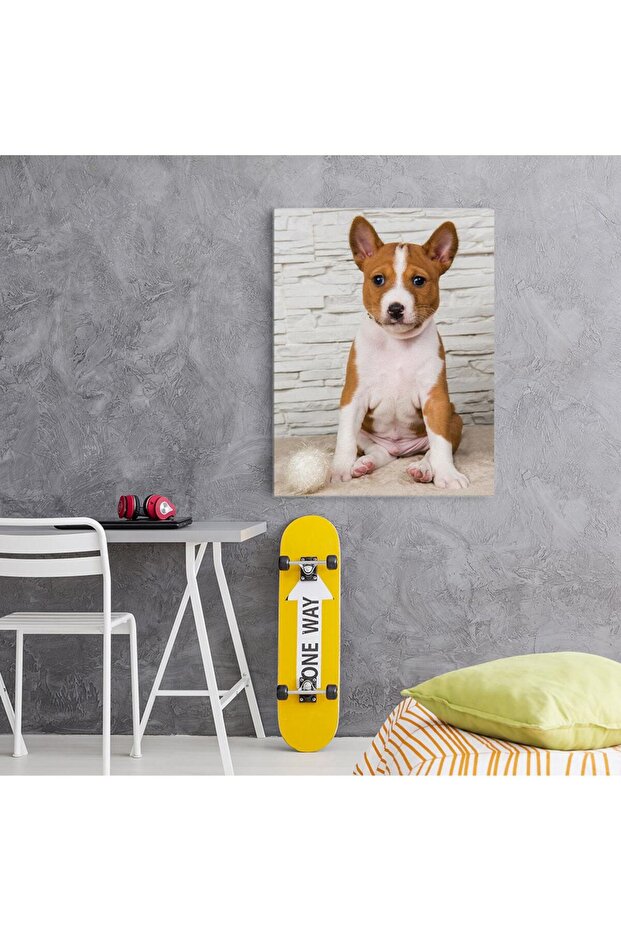 Basenji dog painting, code 4159 - 3