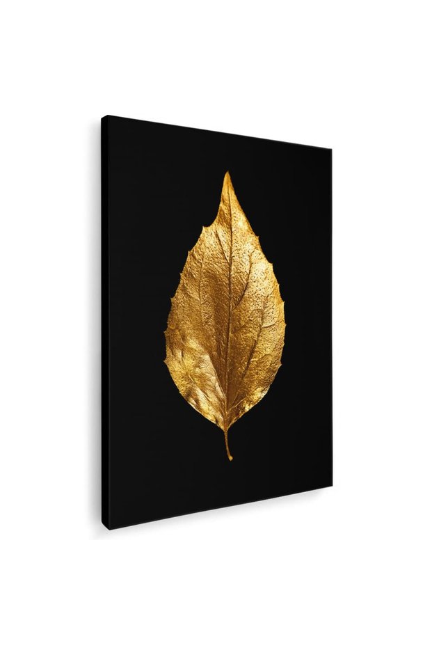 Frunza Aurie Tablou Modern, cod 2598