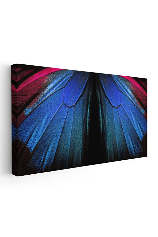 Tablou aripi de fluture roz albastru, cod 1871 - 1