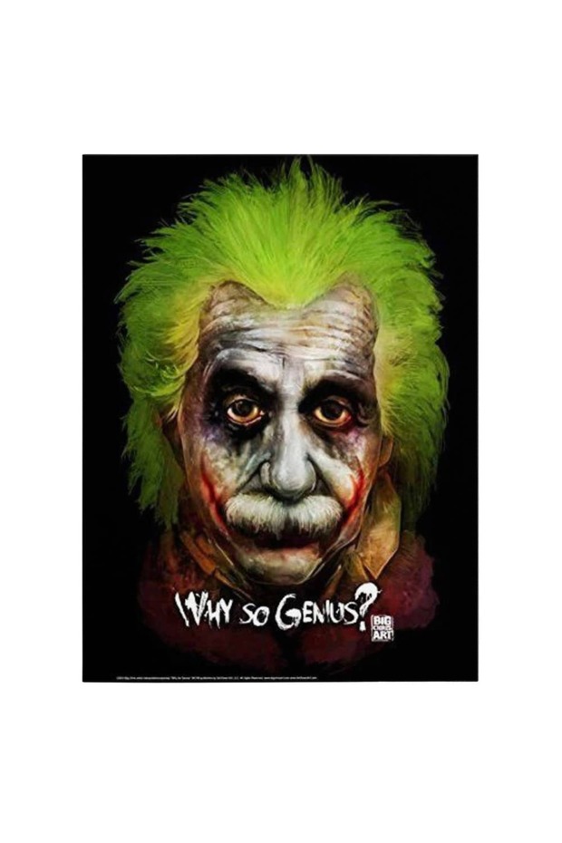 Albert Einstein physicist painting, code 2691 - 2