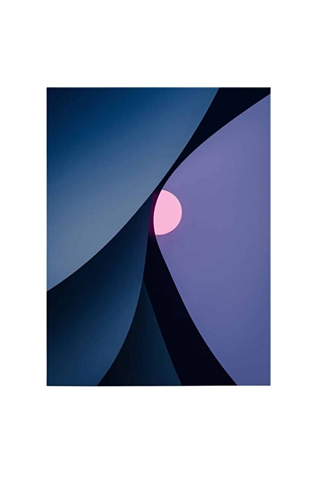 Tablou forme abstracte albastru, cod 1983 - 2