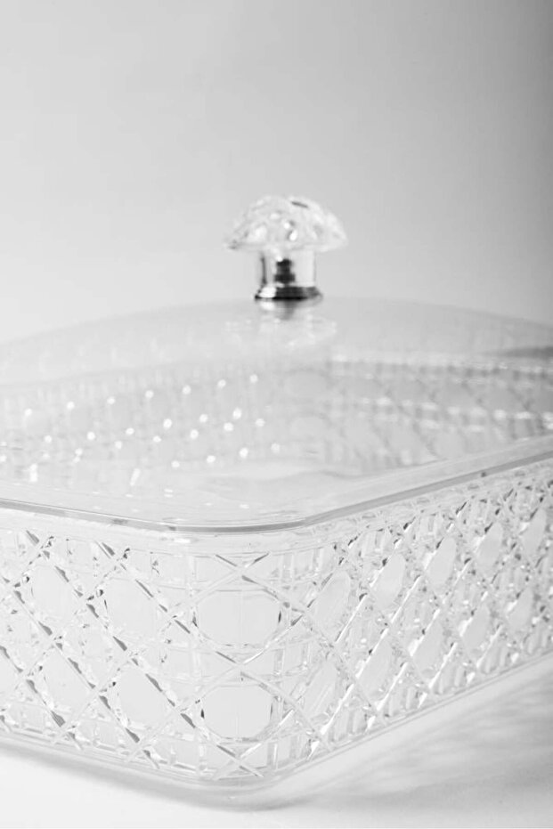 Rectangular acrylic serving tray - 3