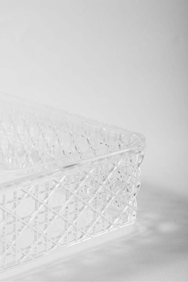 Rectangular acrylic serving tray - 5