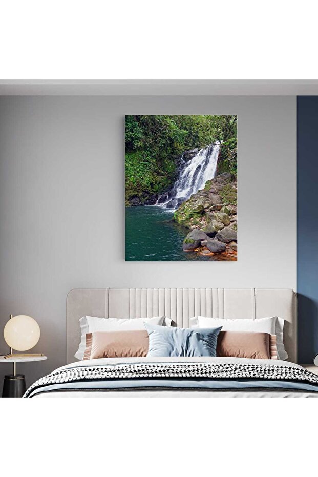 Waterfall landscape painting, code 3139 - 4