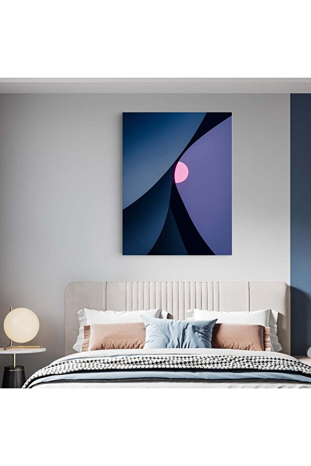 Tablou forme abstracte albastru, cod 1983 - 5