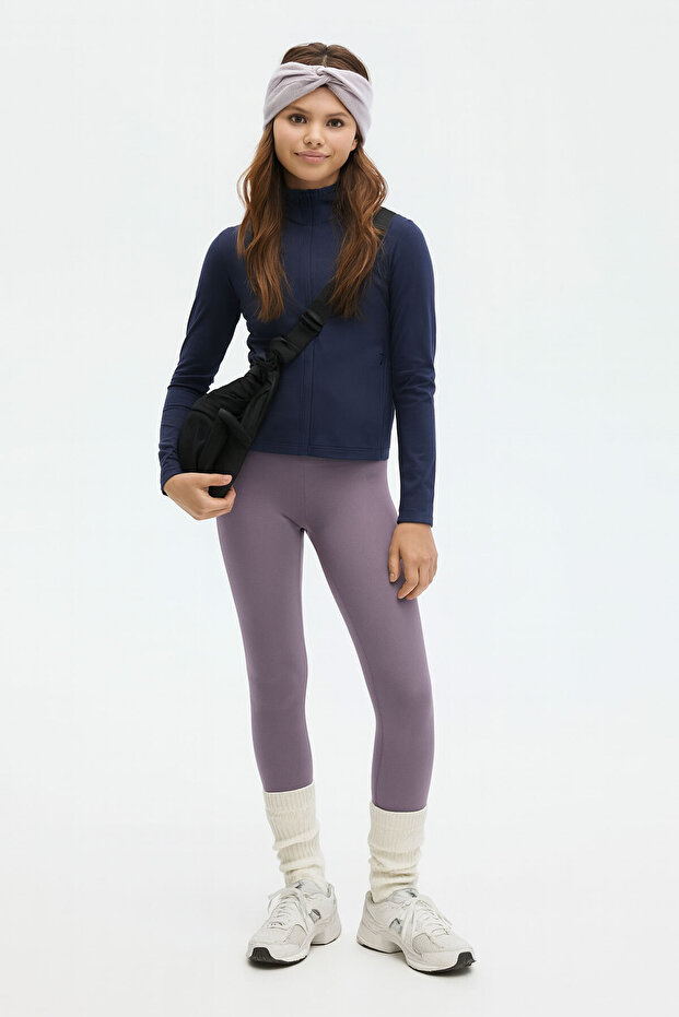 3 Adet Basic Kalın Pamuk Karışımlı (Modern Dans&Bale) Çocuk Tozluk - 2