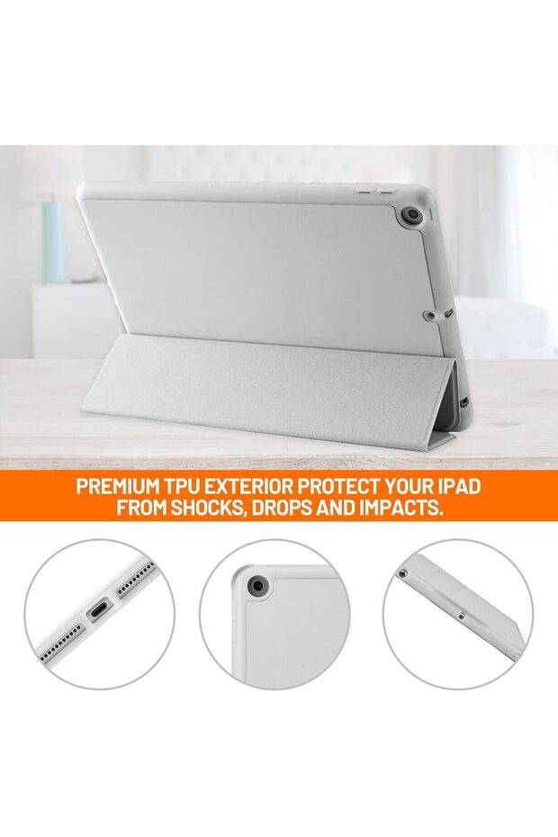 Palkitsee Case Compatible with iPad 9 8 7 Generation 10.2 Inch, Model 2021/2020/2019, Case with Pen - 5