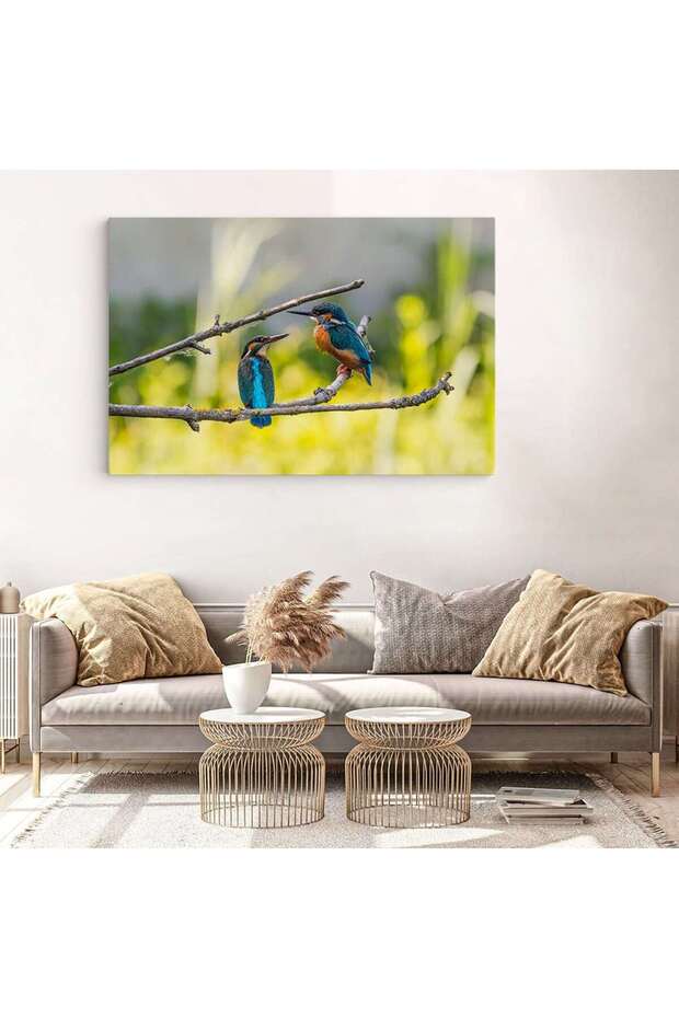 Blue seagulls painting, code 5194 - 7