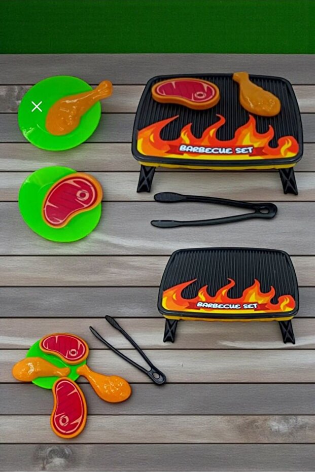 2 Lİ SET GERÇEKÇİ TOST MAKİNESİ SETİ + VE MAGAL IZGARA SETİ 20 PARÇA - 2