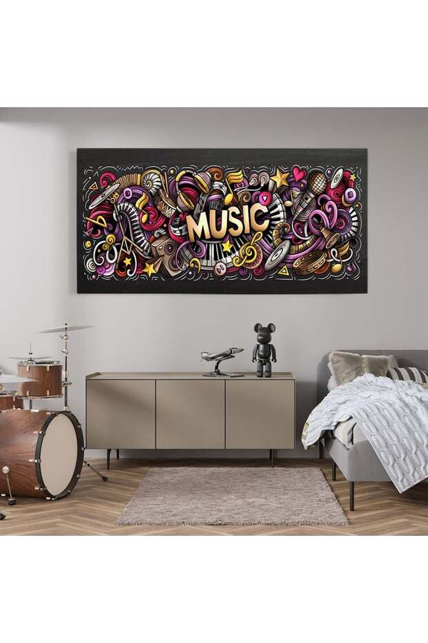 Musical instruments design painting, code 2143 - 6