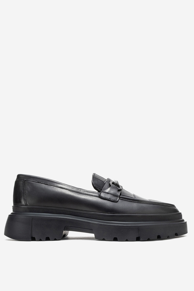 Men's Thick Soled Loafer Real Leather Mc 19675