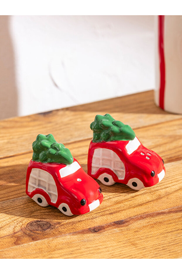 Lcw Home Mixed Car Figured Ceramic Salt and Pepper Shaker Set from Renkli̇mağazadan