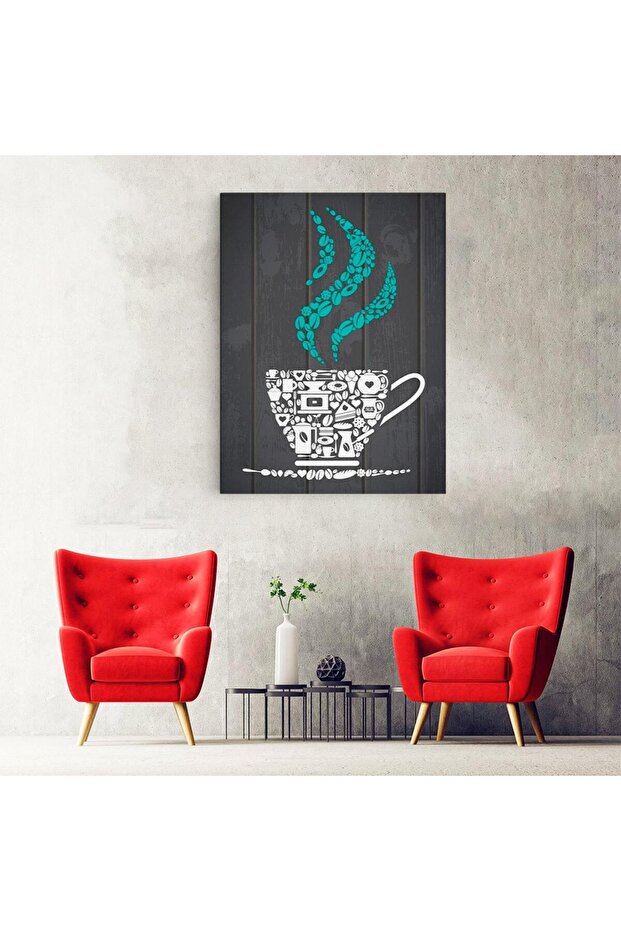 Tablou ceasca de cafea, cod 3887 - 4