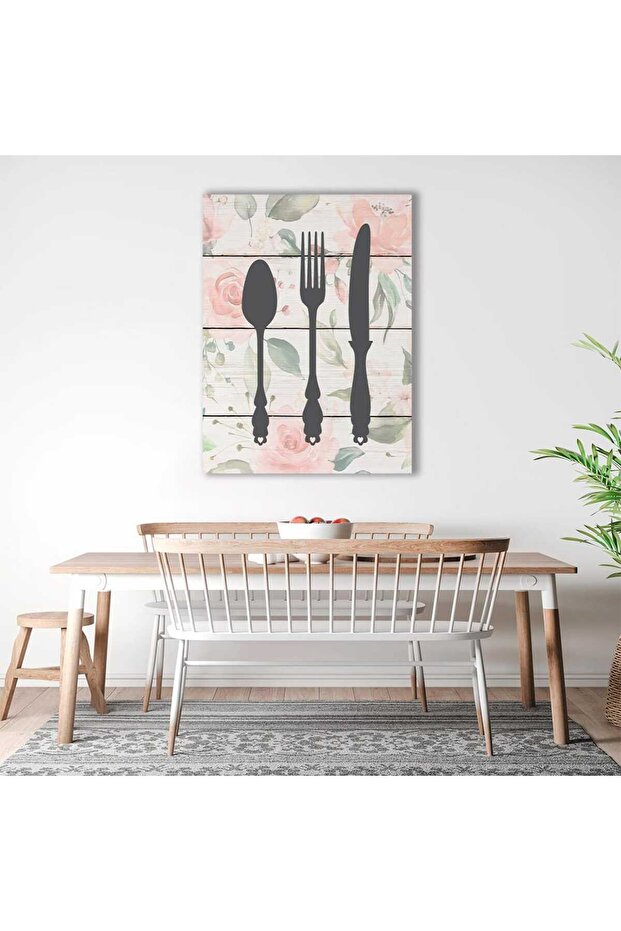 Fork, knife, spoon set painting, code 3910 - 4