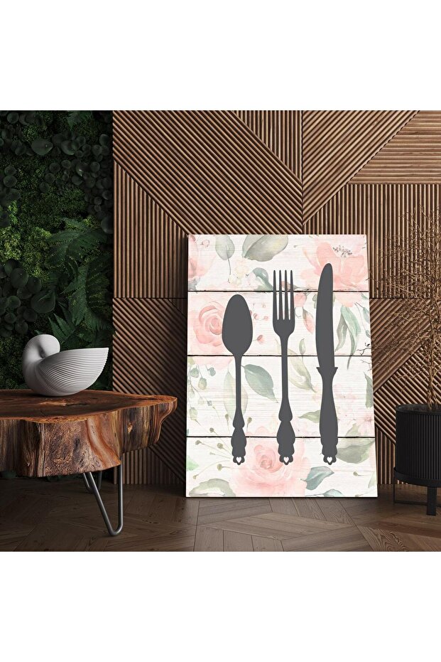 Fork, knife, spoon set painting, code 3910 - 6