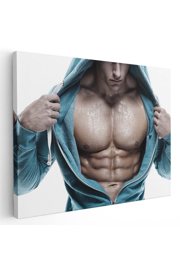 Tablou bust barbat musculos, cod 3263