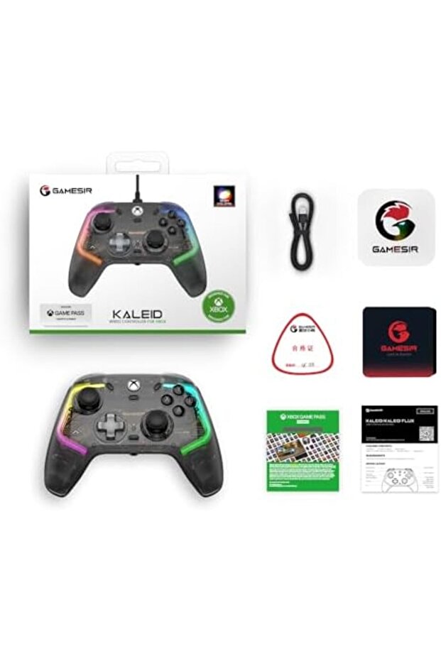 Kaleid Wired Controller for Xbox Series X|S, Xbox One, Windows 10/11, and Steam
