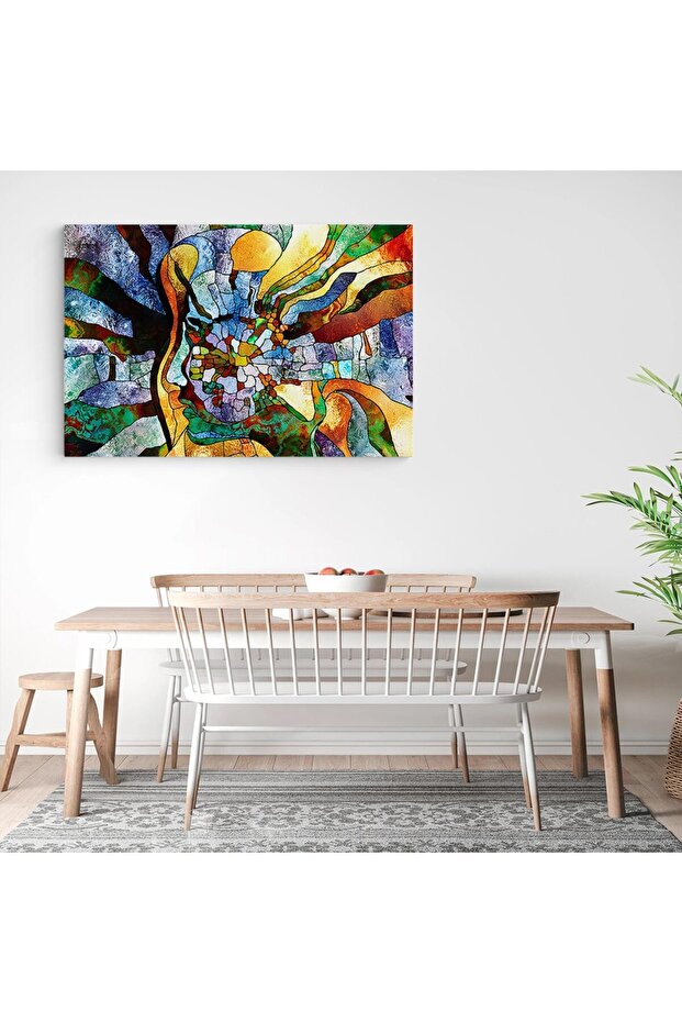 Tablou vitraliu forme abstracte, cod 1955 - 7
