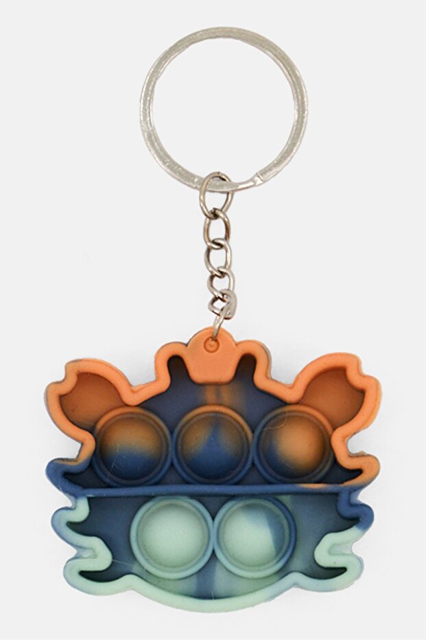 Assorted Popitkey Keychain, Orange - 1