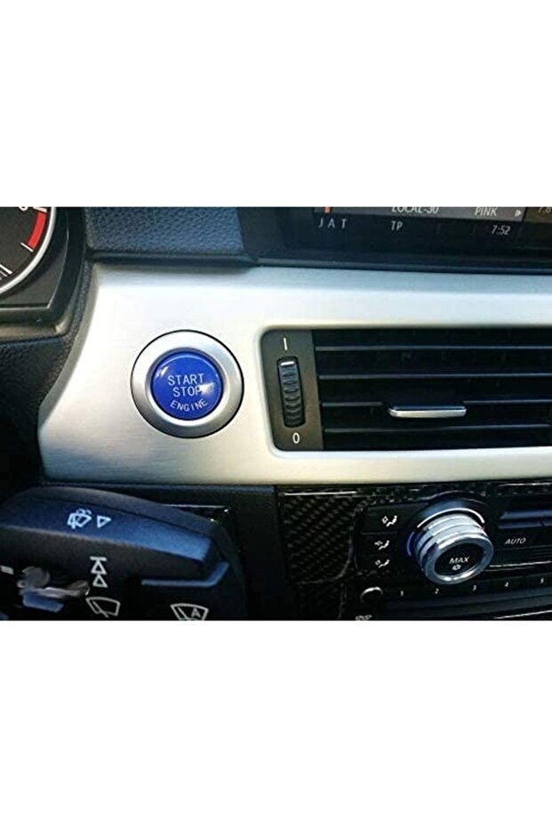 Buton Capac Start Stop BMW E90 E60 E70 E71 E82 E84 E92 E93 E61, Blue - 2