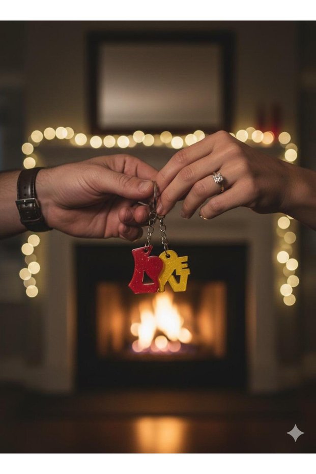 Special Fan Gift Keychain for Dear Friends and Couples