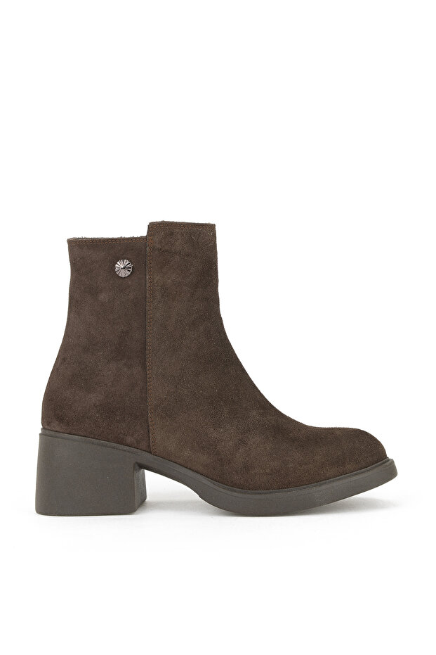 , Women's Genuine Leather Boots 153359Z6212 Brown