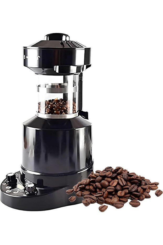 Electric Coffee Roasting Machine | Automatic Temp, Smoke-Free, Hot Air, Home/Office