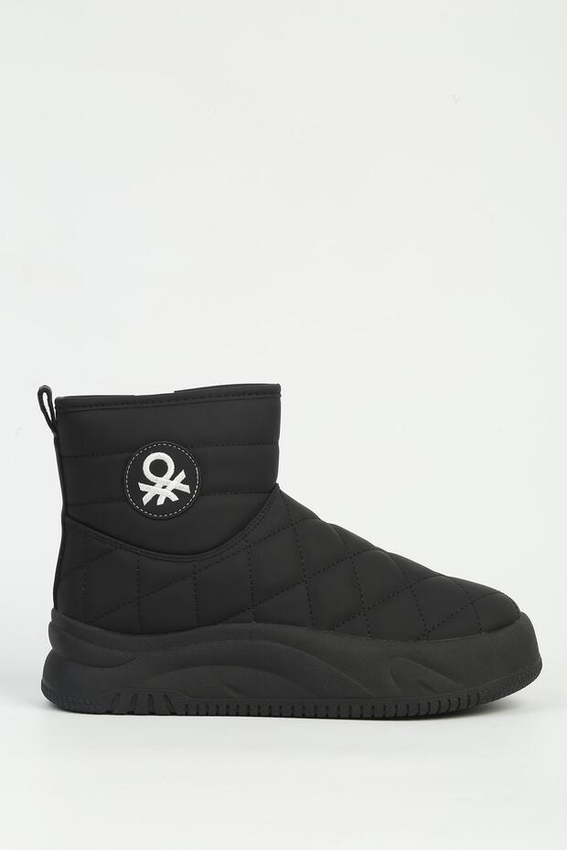 Black Women's Boots Imported Bni-12048