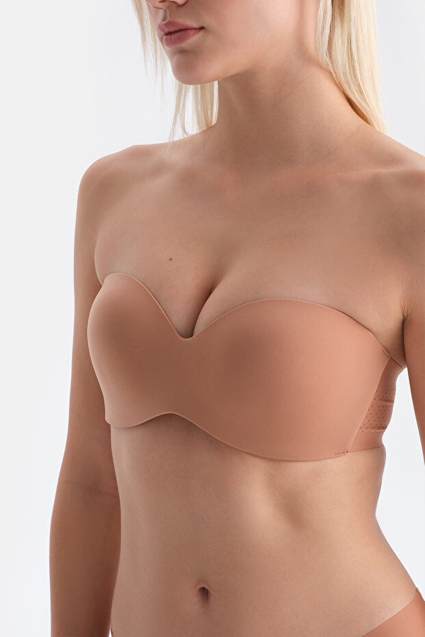 Brown Alıce Strapless Bra - 5