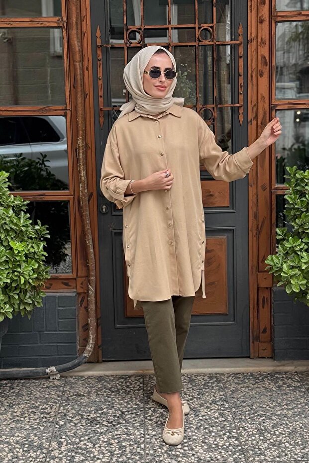 Tunik 10002521211023 Bej - 1