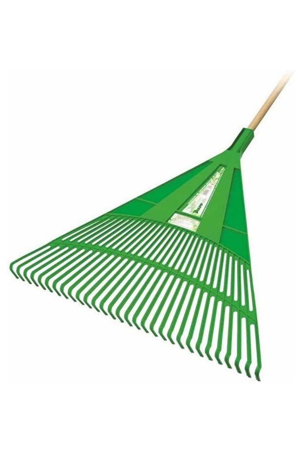Brazil Rake with Wooden Handle, 78 cm Width, VS-7830, Green
