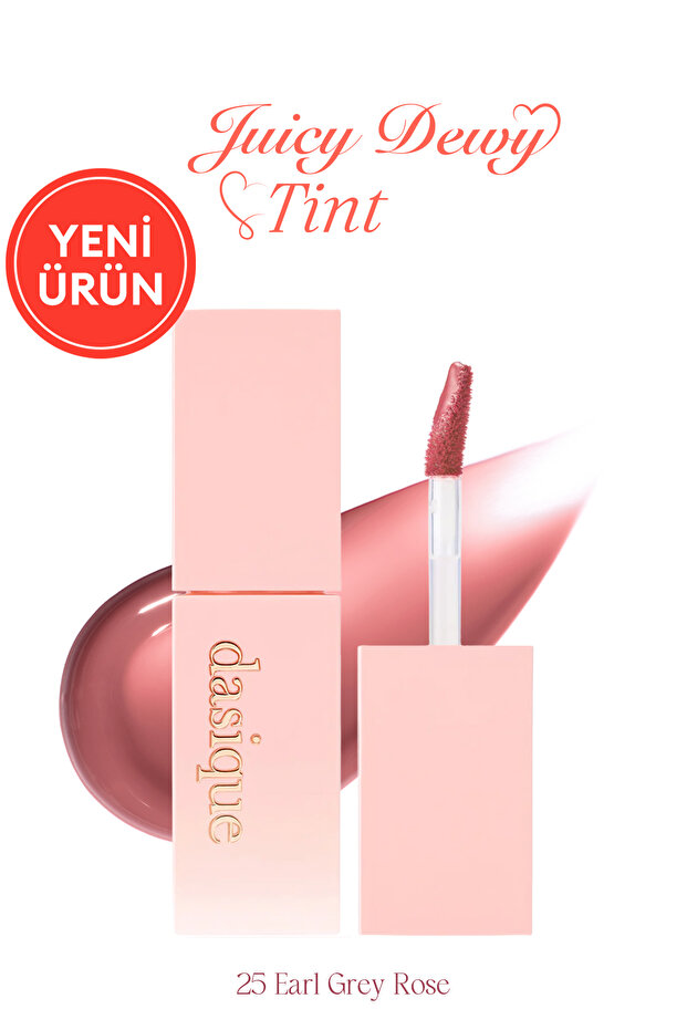 Long-Lasting Tint Juicy Dewy Tint That Offers Intense Shine and Vibrant Colors ( # 25 Earl Grey Rose)