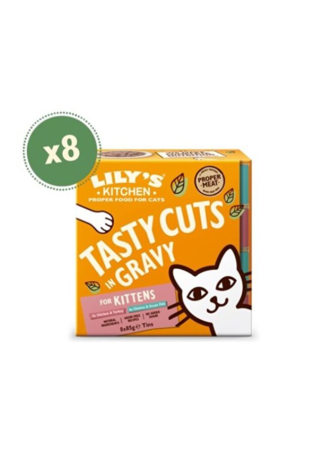 Tasty Cuts in Gravy for Kittens Multipack 8X85G
