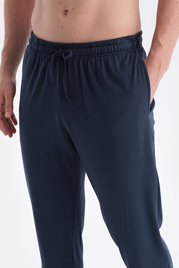 Antrasit-Lacivert İkili Örme Pantolon - 7