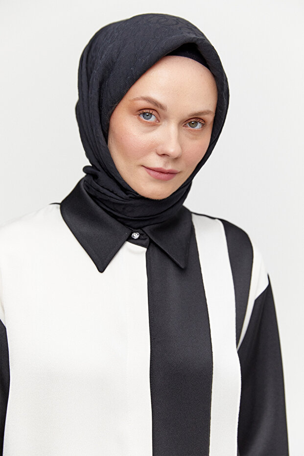 Çift Renk Saten Tunik - 4