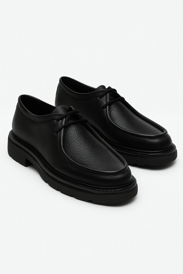 Gr0399 Genuine Floater Leather Italian Design Eva High Sole Odor-Free Sports Classic Shoes