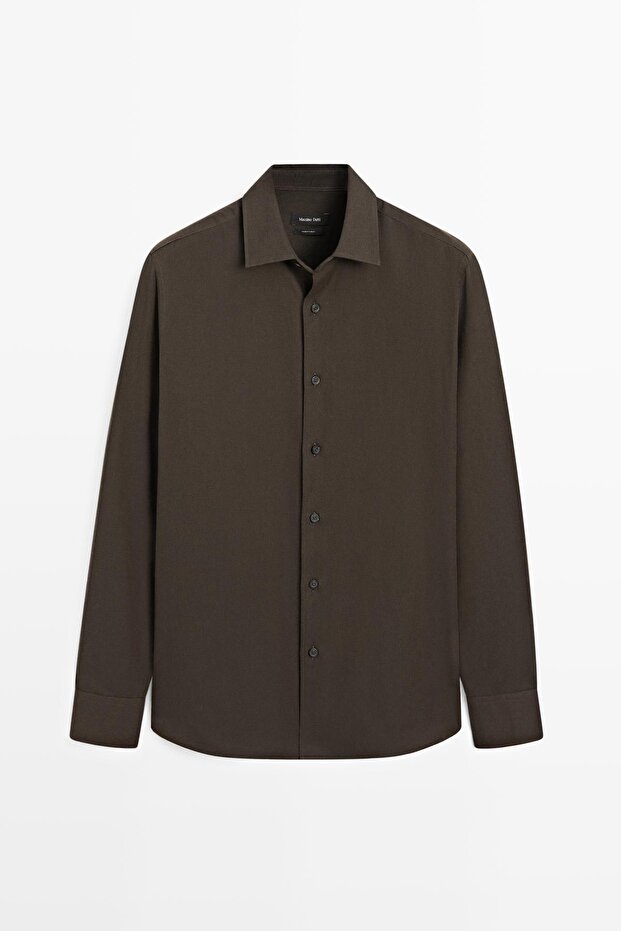 Regular fit fitilli gömlek - 5