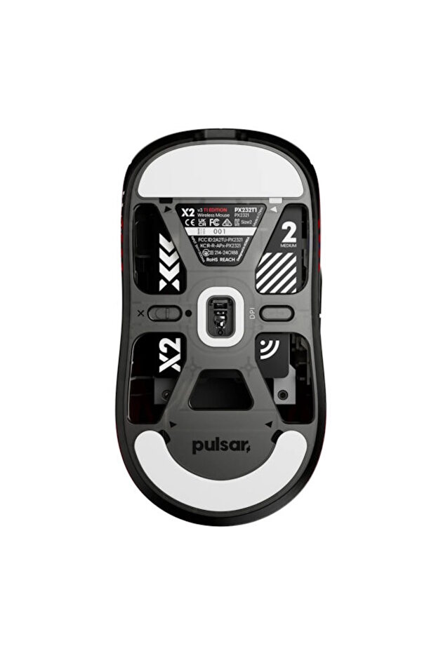 X2 v3 T1 Edition Size 2 Medium XS-1 Sensör Kablosuz Simetrik Gaming Mouse (PX232T1) - 4