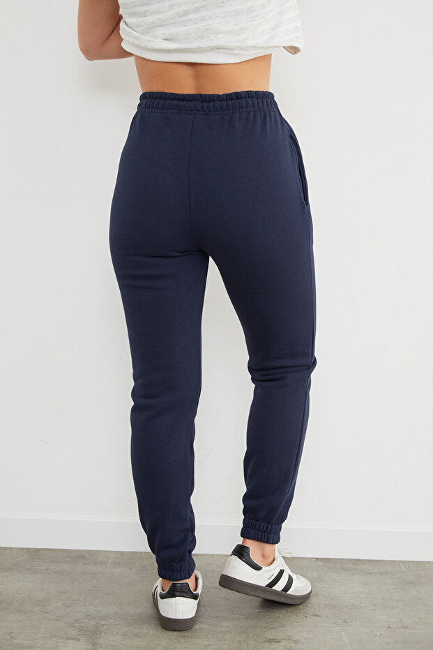 بنطلون رياضي بثلاثة خيوط مع جيوب - 5