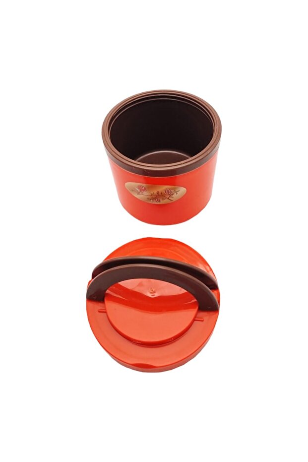 Set 3 containers, red, 4 l, 2 l, 0.6 l, with transport strap - 2