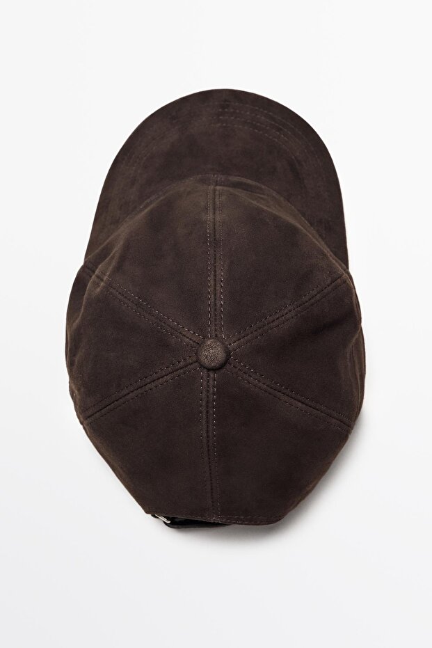 Süet deri şapka - 3