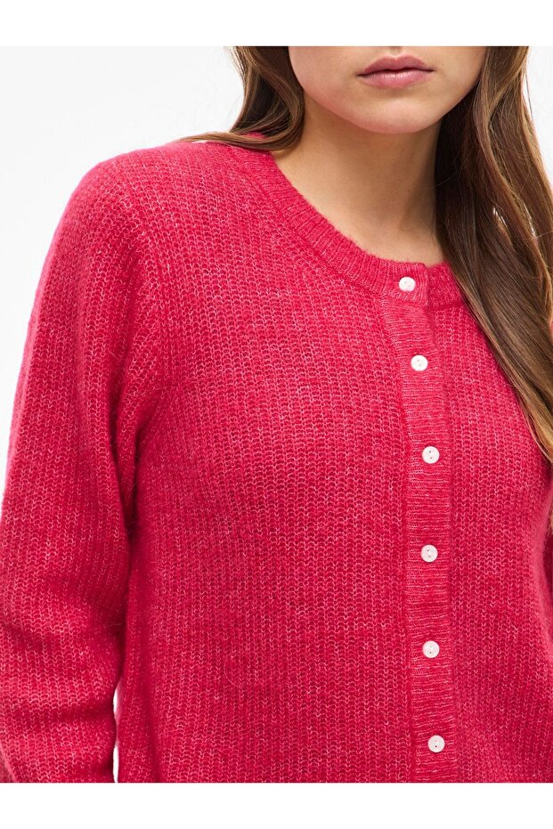 Strickjacke VILORY Rundhals - 6